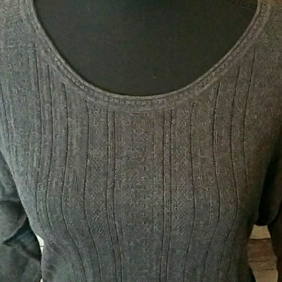 DARK GRAY AERIE TOP - Picture 2 of 6